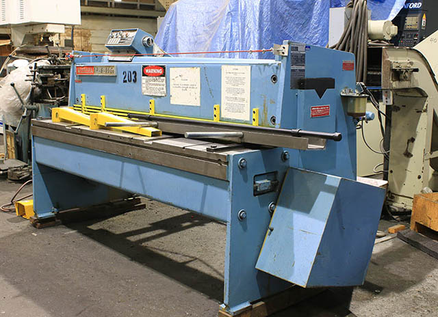 10 GA x 6' NIAGARA ... SHEET METAL SHEAR